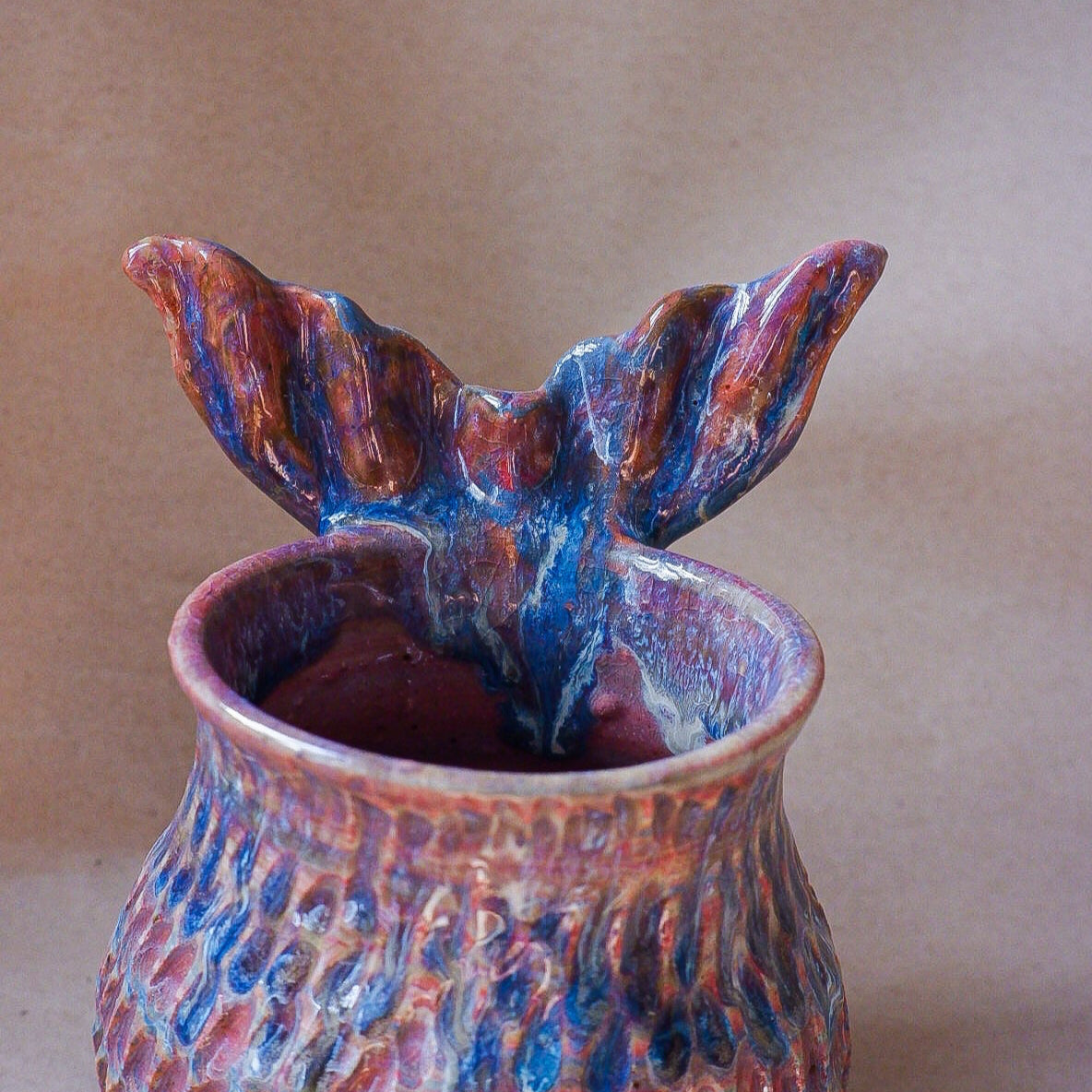 Rosy Reef Glaze Mermug