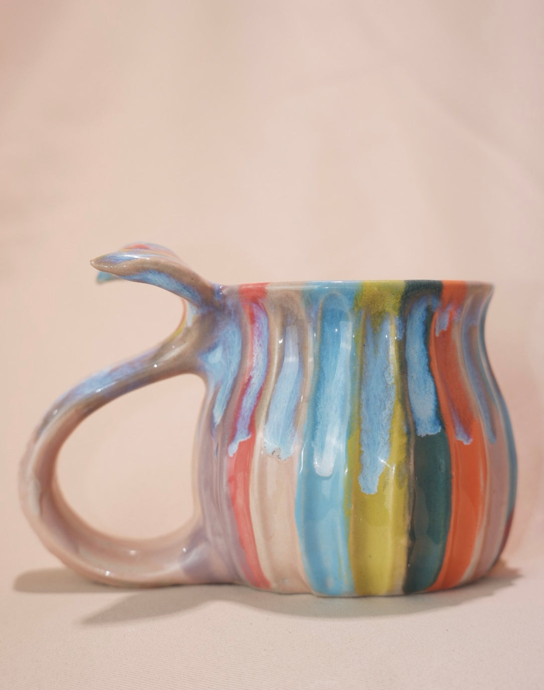 Rainbow mermug 3 (cosmetic issue around handle)✨🧜♀️