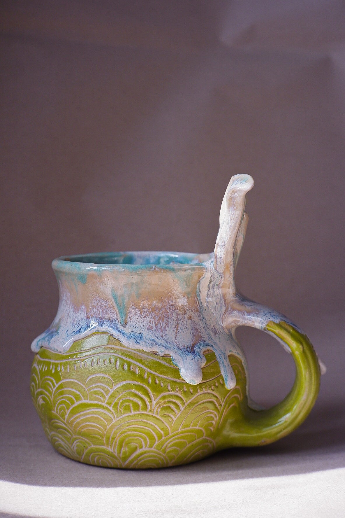 Ocean Mist Drip Mermug
