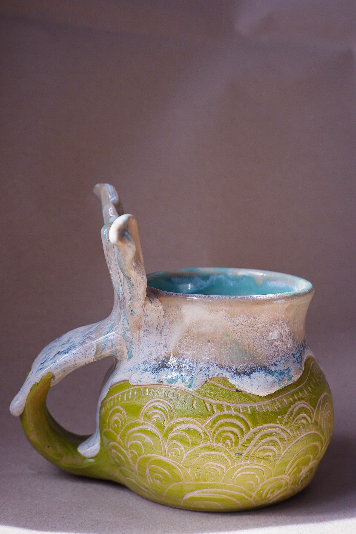 Ocean Mist Drip Mermug