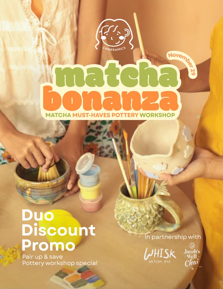 Matcha Bonanza Wheelthrowing Workshop