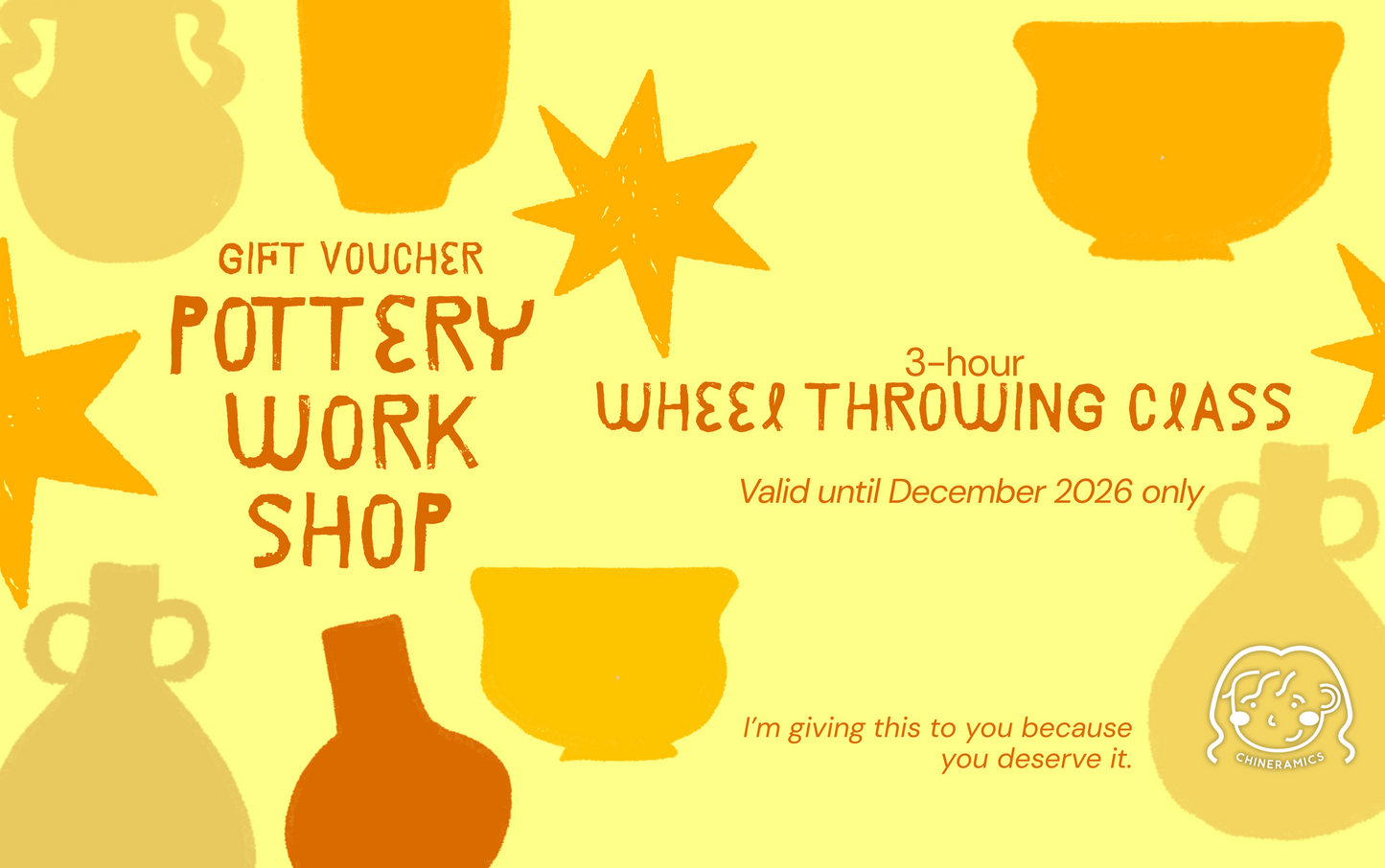 Wheelthrowing Class - 3 hour session