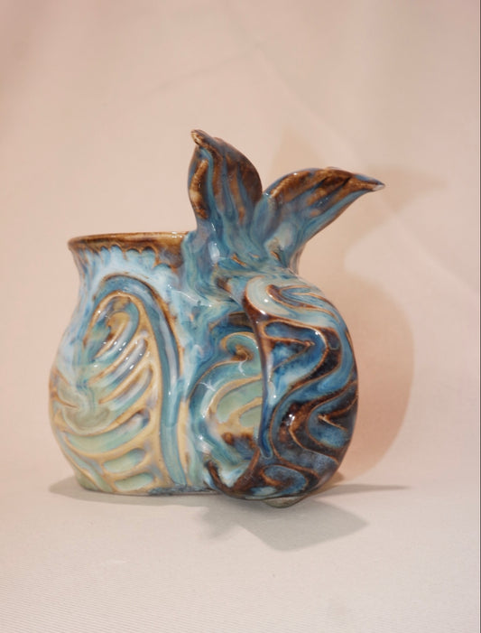 Mermug Swell 7 (slight glaze drip see photos)✨🧜♀️