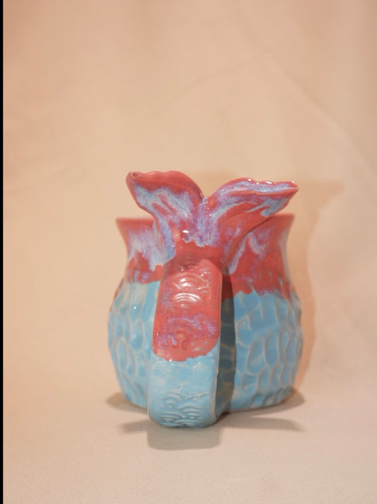 Rainbow Mermug Waves 10 (discounted-slight crack handle. sealed)✨🧜♀️