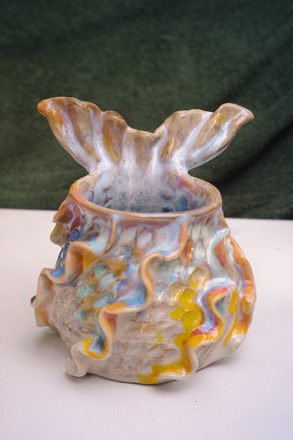 White Tangerine Christmas Mermug