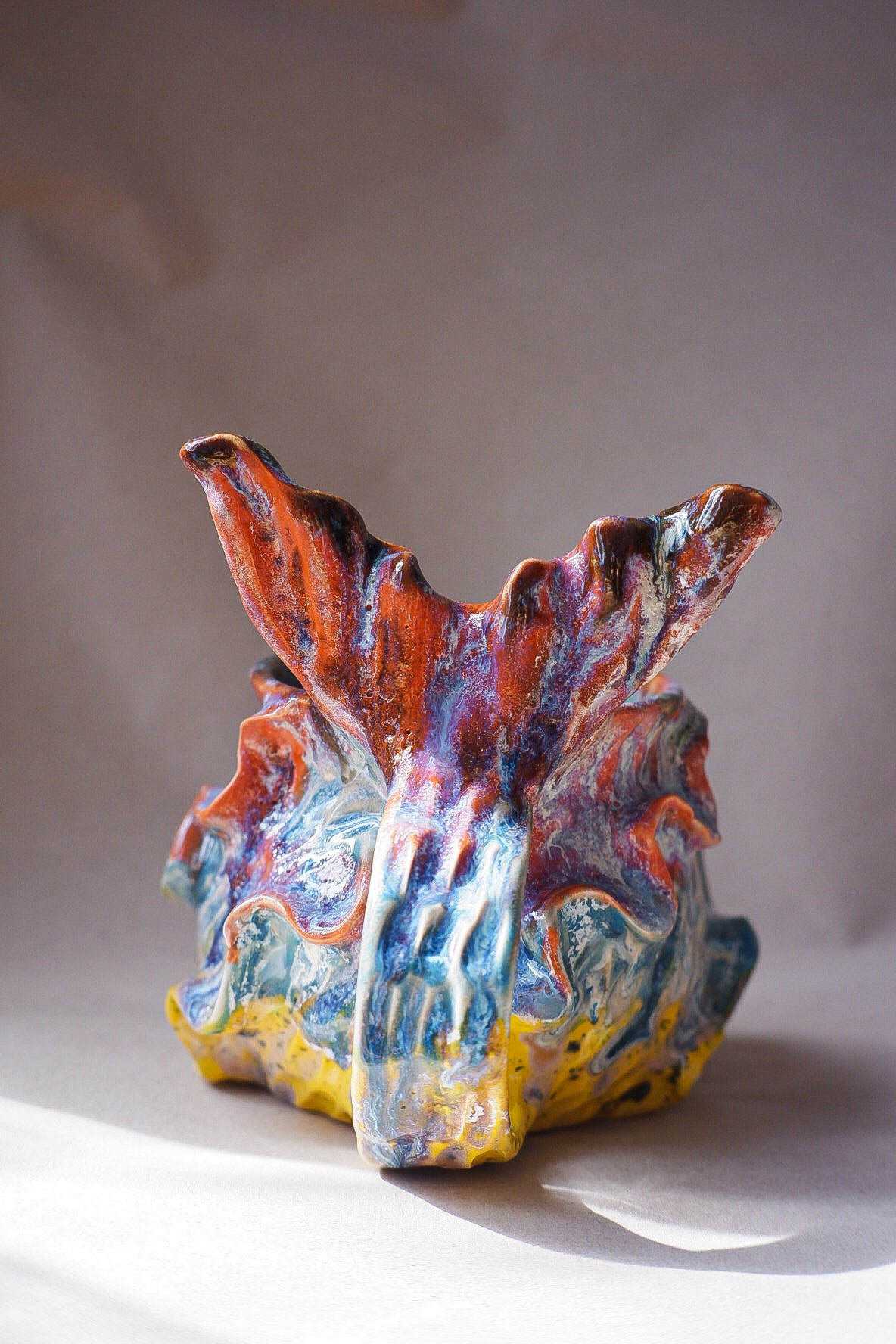 Tropical Tide Glaze Drippy Mermug