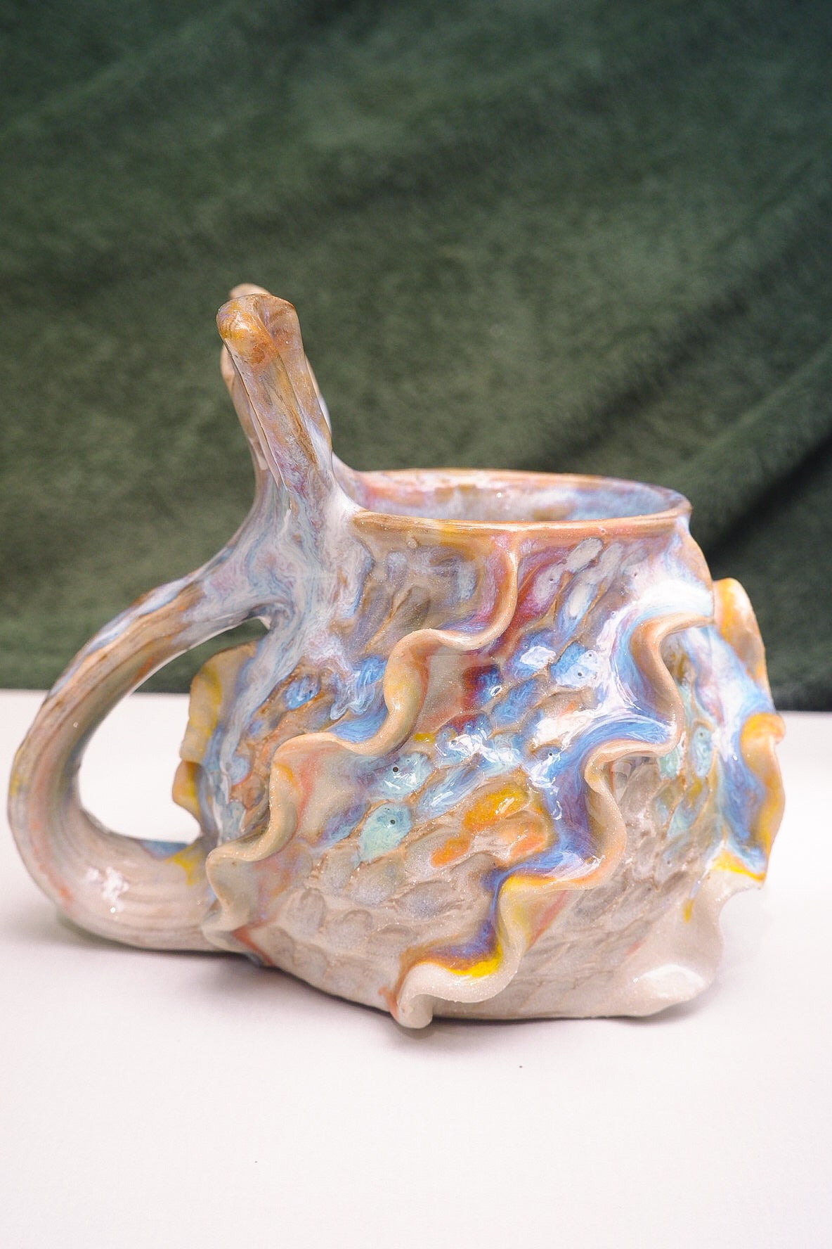 White Tangerine Christmas Mermug