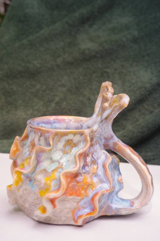 White Tangerine Christmas Mermug