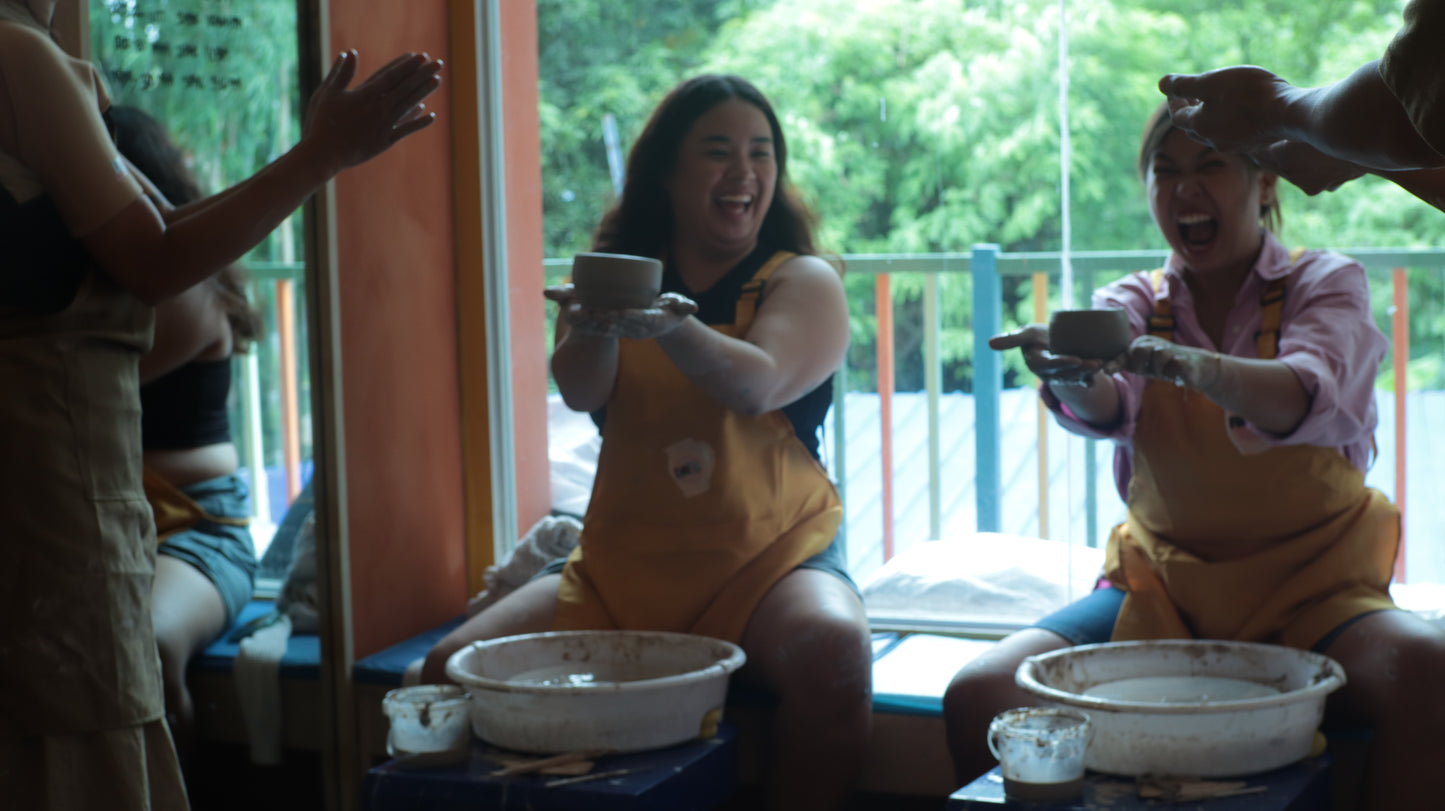 Wheel Throwing Pottery Class – 3-Hour Workshop