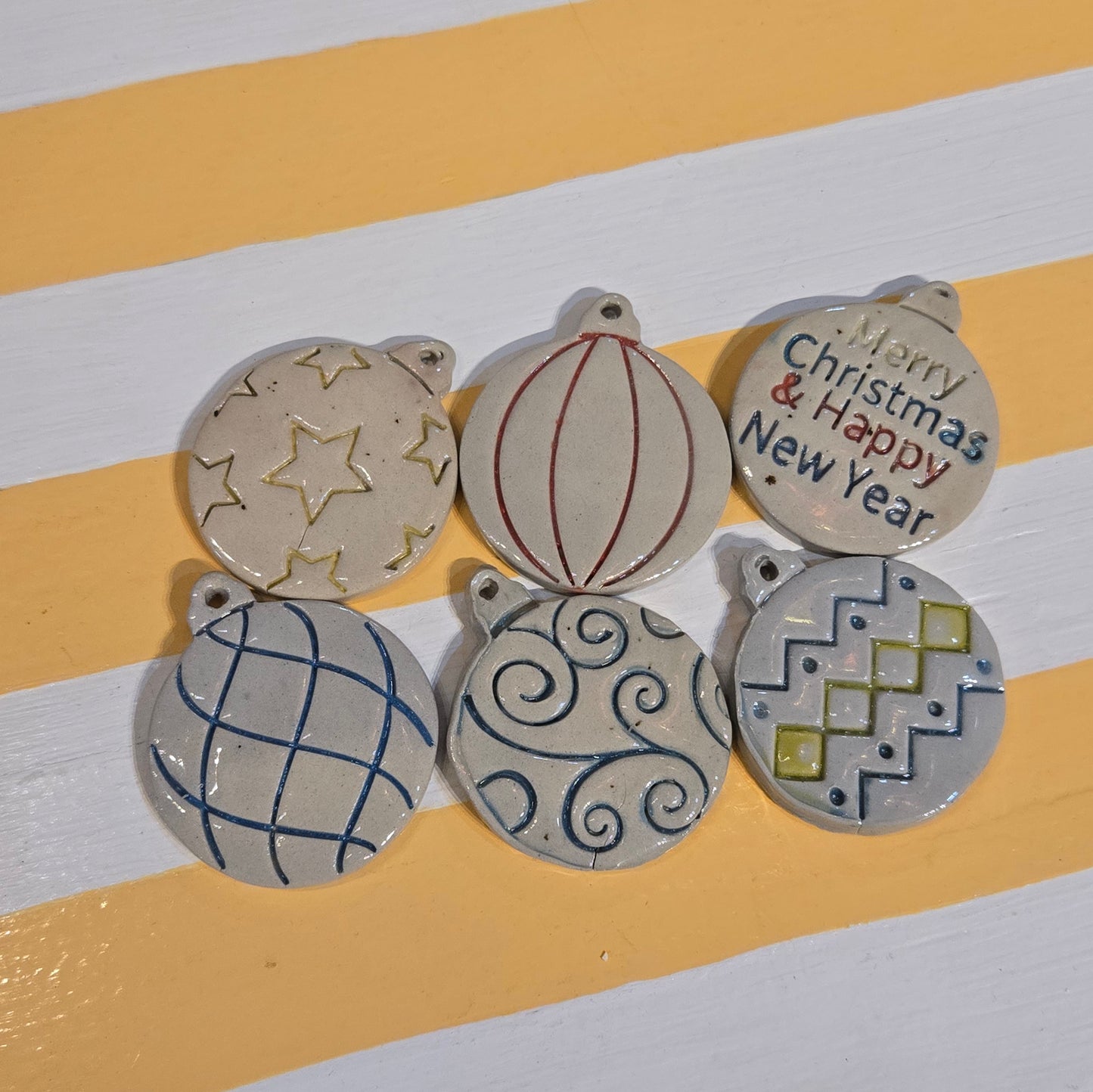 Christmas Ball Ornaments (Set of 6)