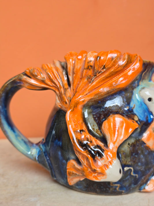 Yin yang 🟠 Orange Koi (discounted)