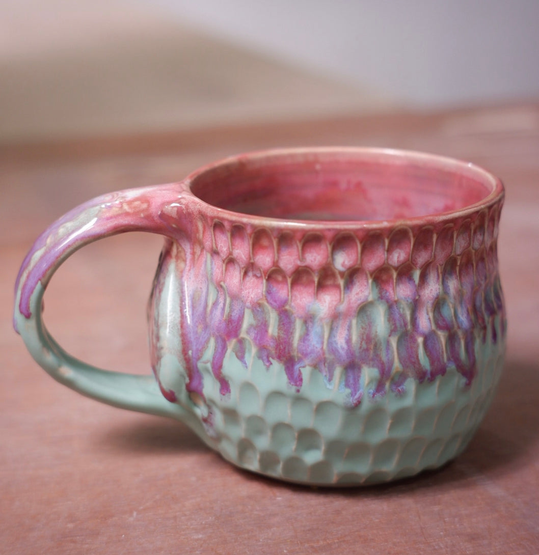 Pinky Lemonade mermug (discounted)✨🧜♀️