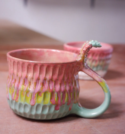 Pink Mermug + dripper set 🧜♀️🌸