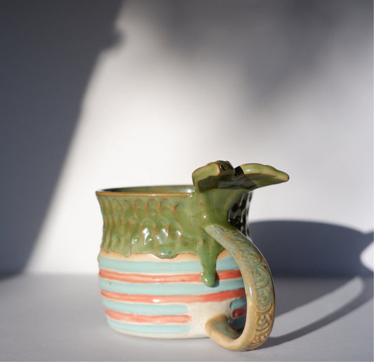 Drippy Teal Mermug 🧜♀️🐠