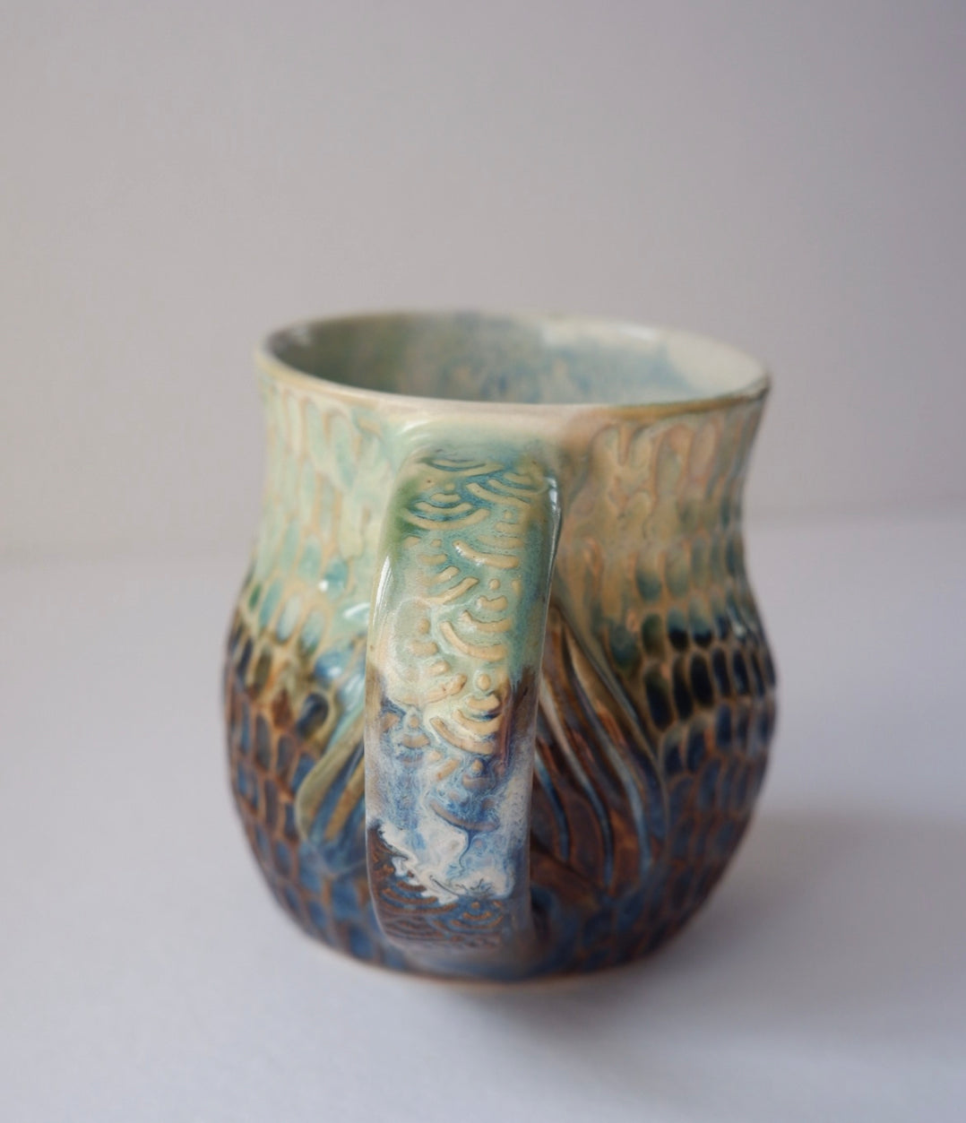 Green Crystal Mermug (discounted)✨🧜♀️