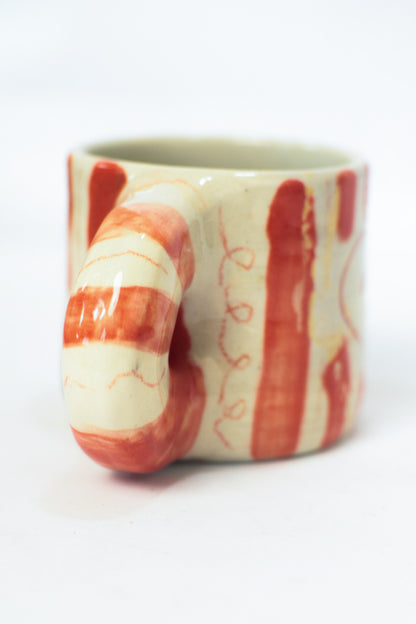 Striped Christmas Tree Mug