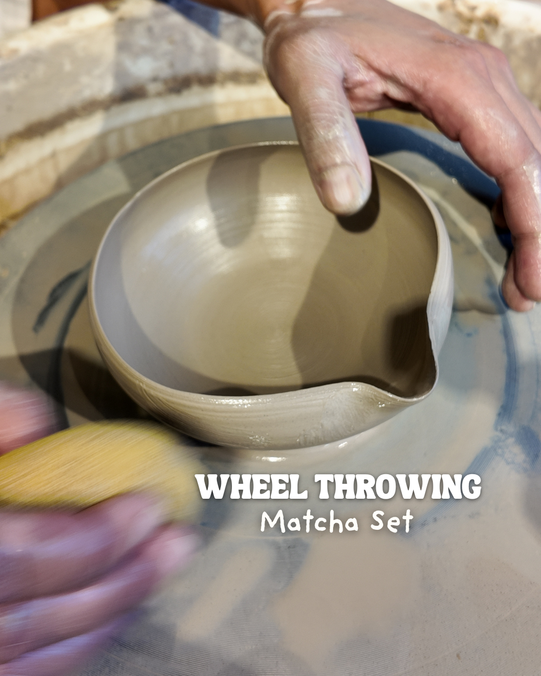 Wheelthrowing Workshop- Matcha Set (3-hour Pottery Wheelthrowing Workshop)