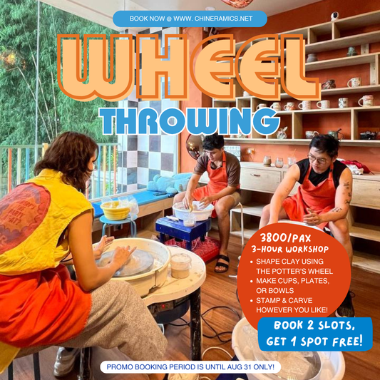Wheel Throwing Pottery Class – 3-Hour Workshop