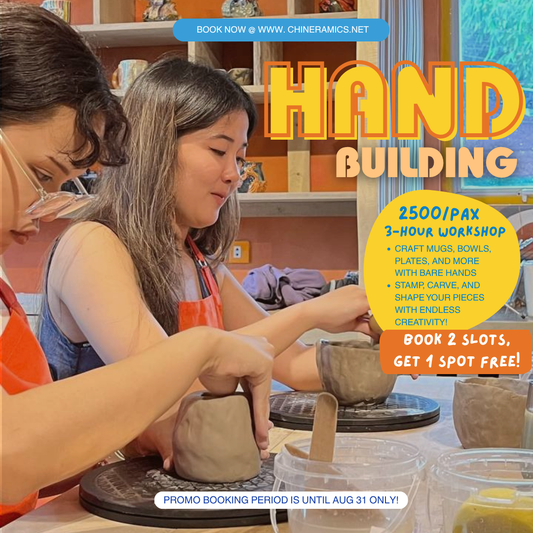 Handbuilding Pottery Class – 3-Hour Workshop