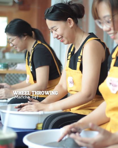 Wheelthrowing Workshop- Matcha Set (3-hour Pottery Wheelthrowing Workshop)