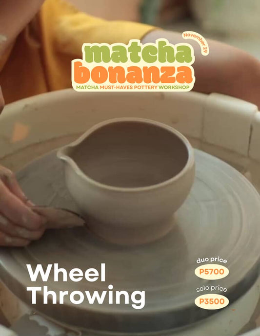Matcha Bonanza Wheelthrowing Workshop