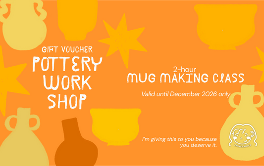 Mug making gift card