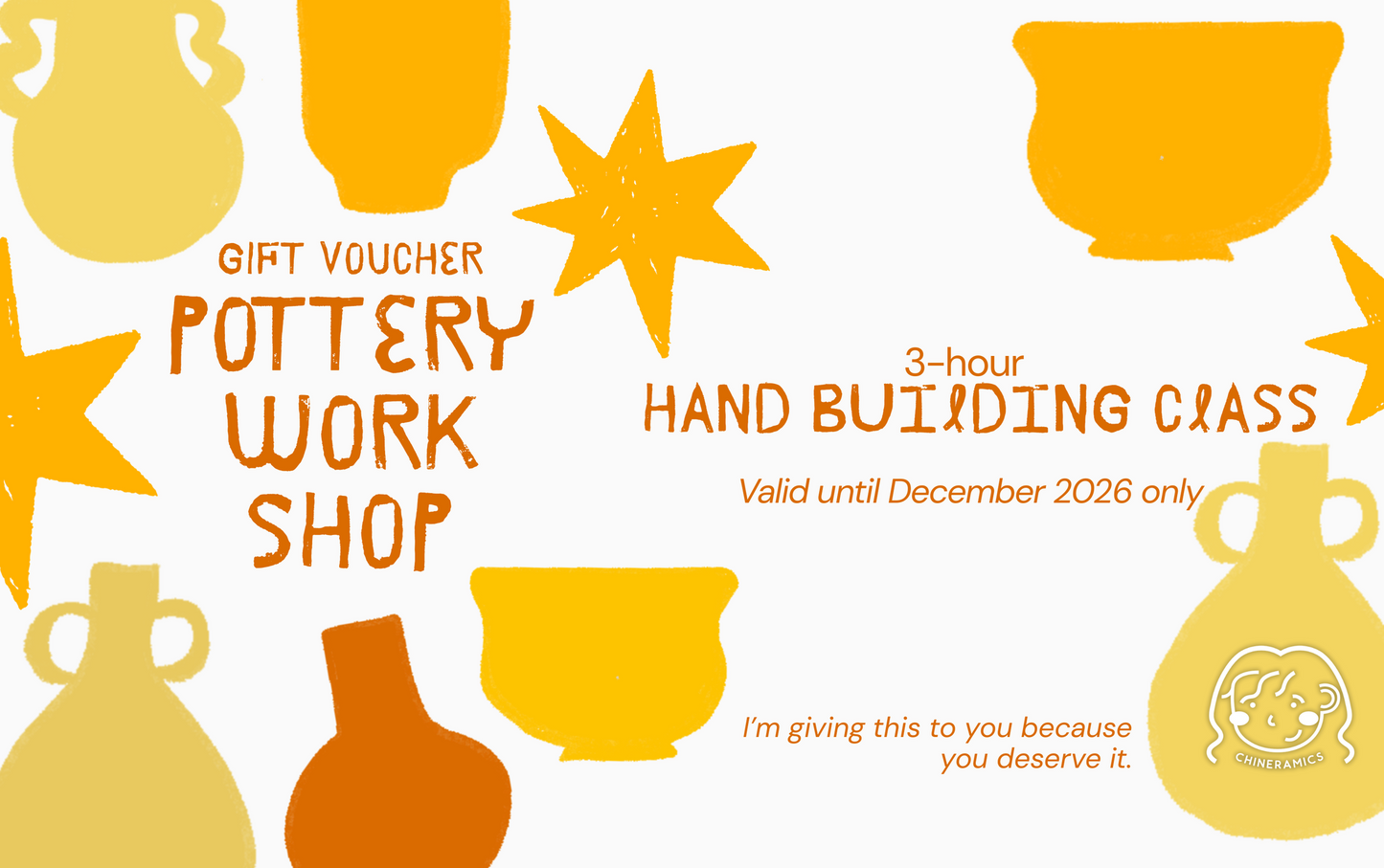Handbuilding Class - 3 hour class