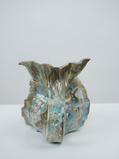 Mermug 4 (discounted with glaze drip stands firm see photos)