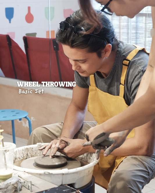 Wheel Throwing Pottery Class  (Basic Set– 3-Hour Workshop
