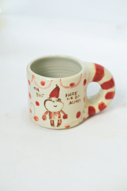 Ah Sh*t, Here We Go Again Santa Mug