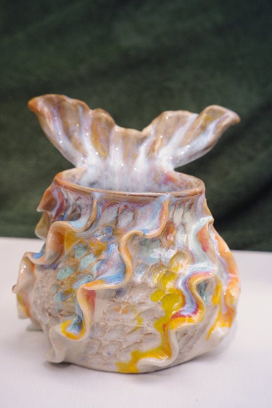 White Tangerine Christmas Mermug