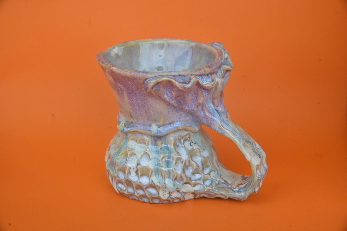 Mermaid Pitcher 02 (Lilac & Jade Drips)