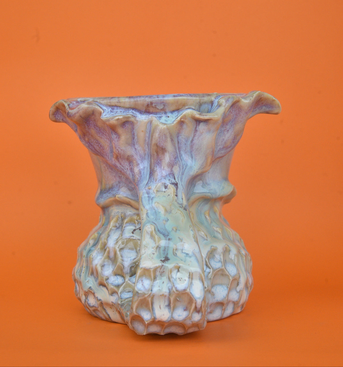 Mermaid Pitcher 02 (Lilac & Jade Drips)