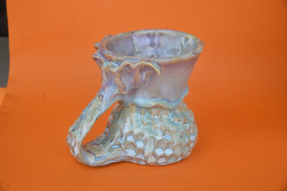 Mermaid Pitcher 02 (Lilac & Jade Drips)
