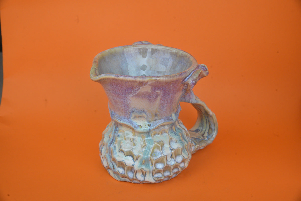 Mermaid Pitcher 02 (Lilac & Jade Drips)
