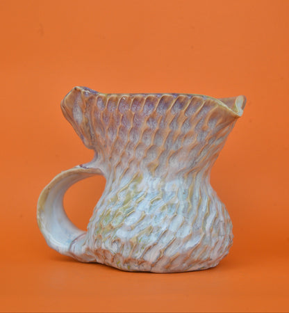 Mermaid Pitcher 06 - Light Jade & Daisy Blue (Discounted - minor)