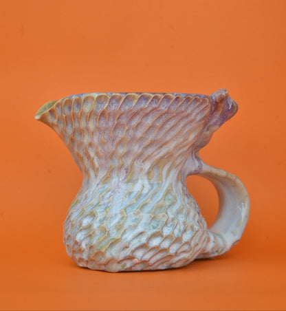 Mermaid Pitcher 06 - Light Jade & Daisy Blue (Discounted - minor)