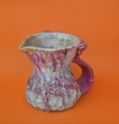 Mermaid Pitcher 05 (Raspberry Pink & Teal)