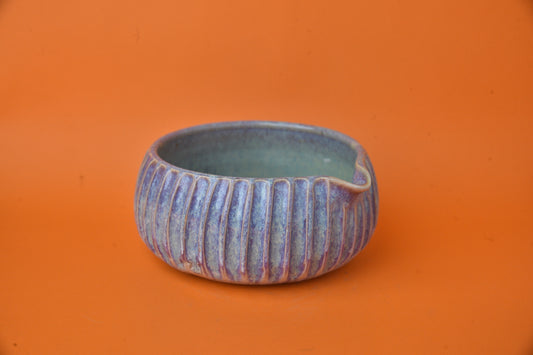 Matcha Bowl 20 (Lilac galaxy drips)
