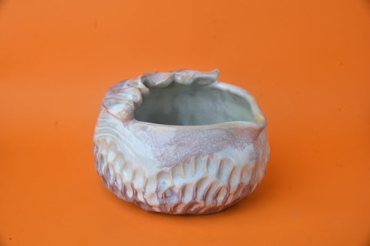 Mermaid Matcha Bowl 15 (Cornflower Blue & Lilac)