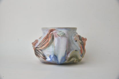 Koi Fish in Daisy blue & Pink Pastels 02