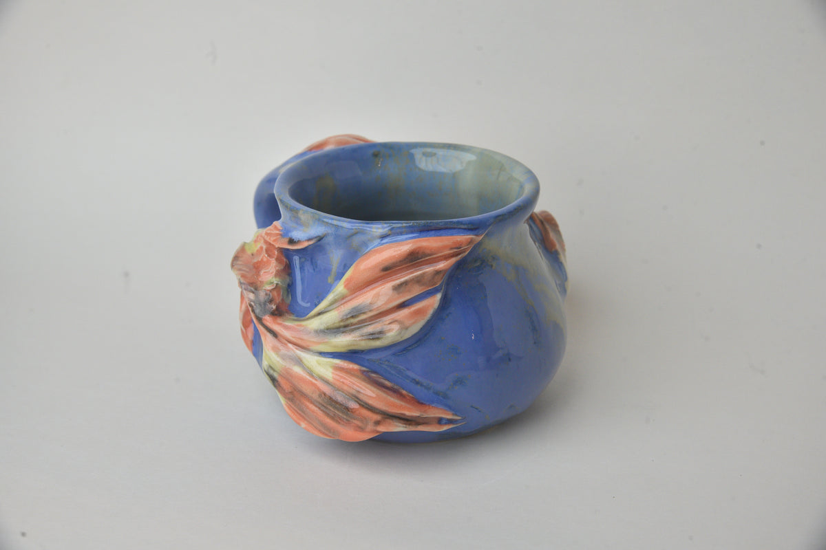 Koi Fish in Cobalt & Jade 06
