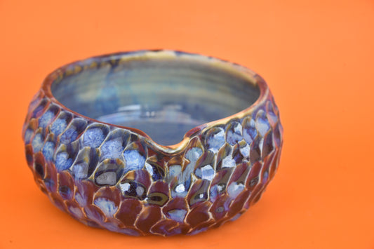 Matcha Bowl 01 (Cobalt Crystals)