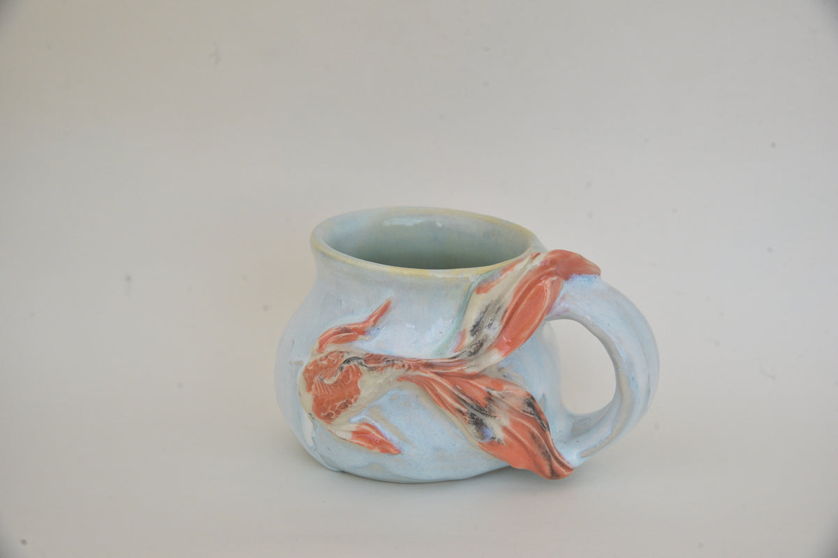 Koi Fish in Light Blue Pastels 08 *Discounted*