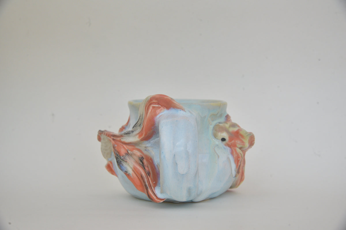 Koi Fish in Light Blue Pastels 08 *Discounted*