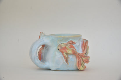 Koi Fish in Light Blue Pastels 08 *Discounted*
