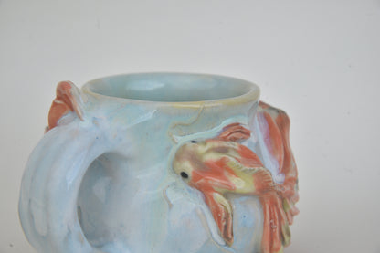 Koi Fish in Light Blue Pastels 08 *Discounted*