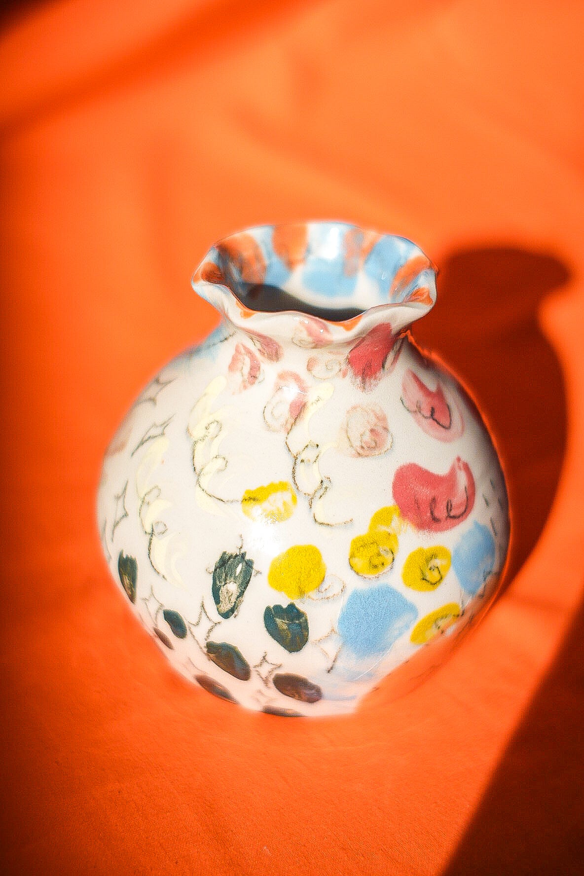 Venetian inspired vase