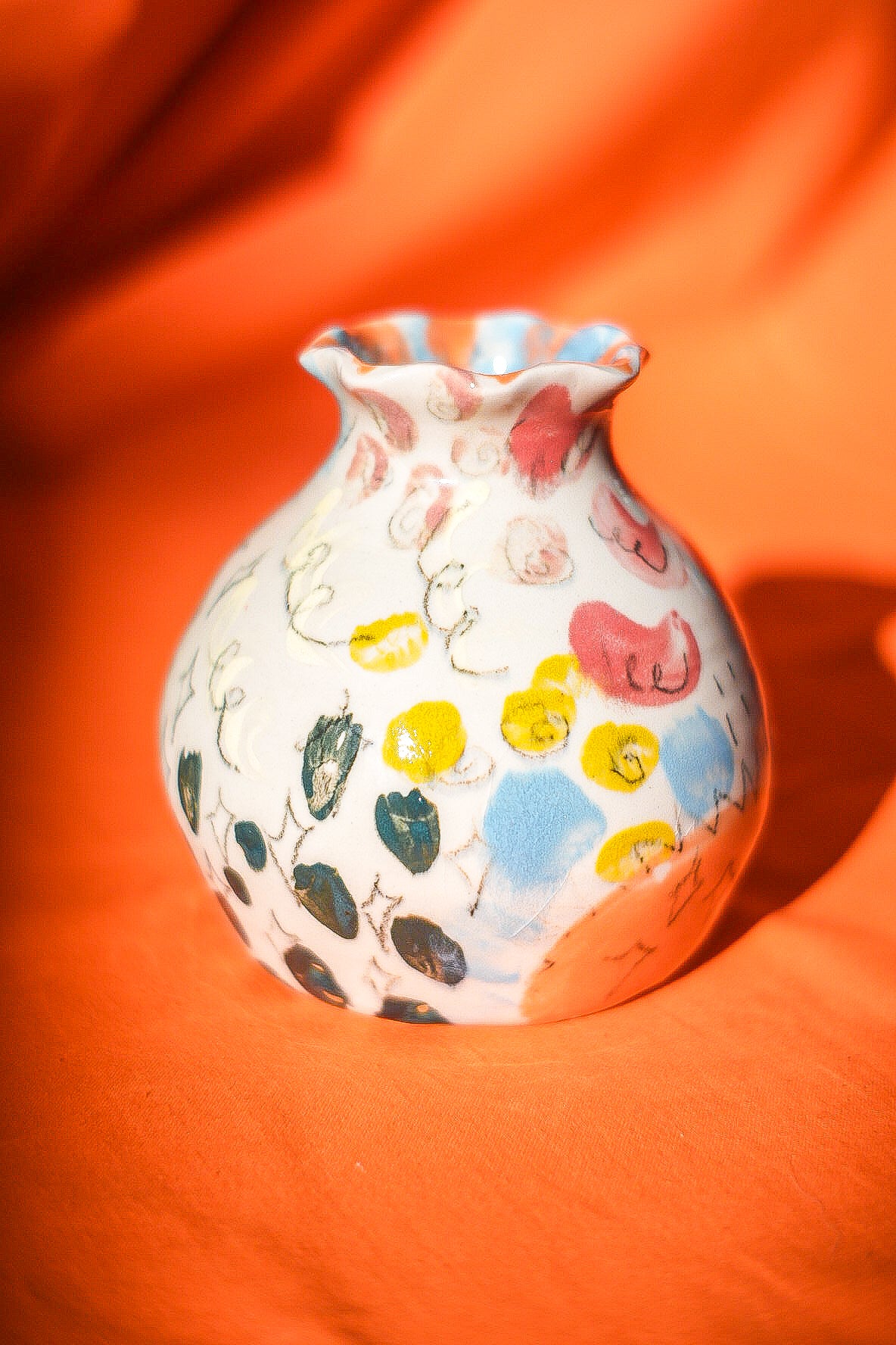 Venetian inspired vase