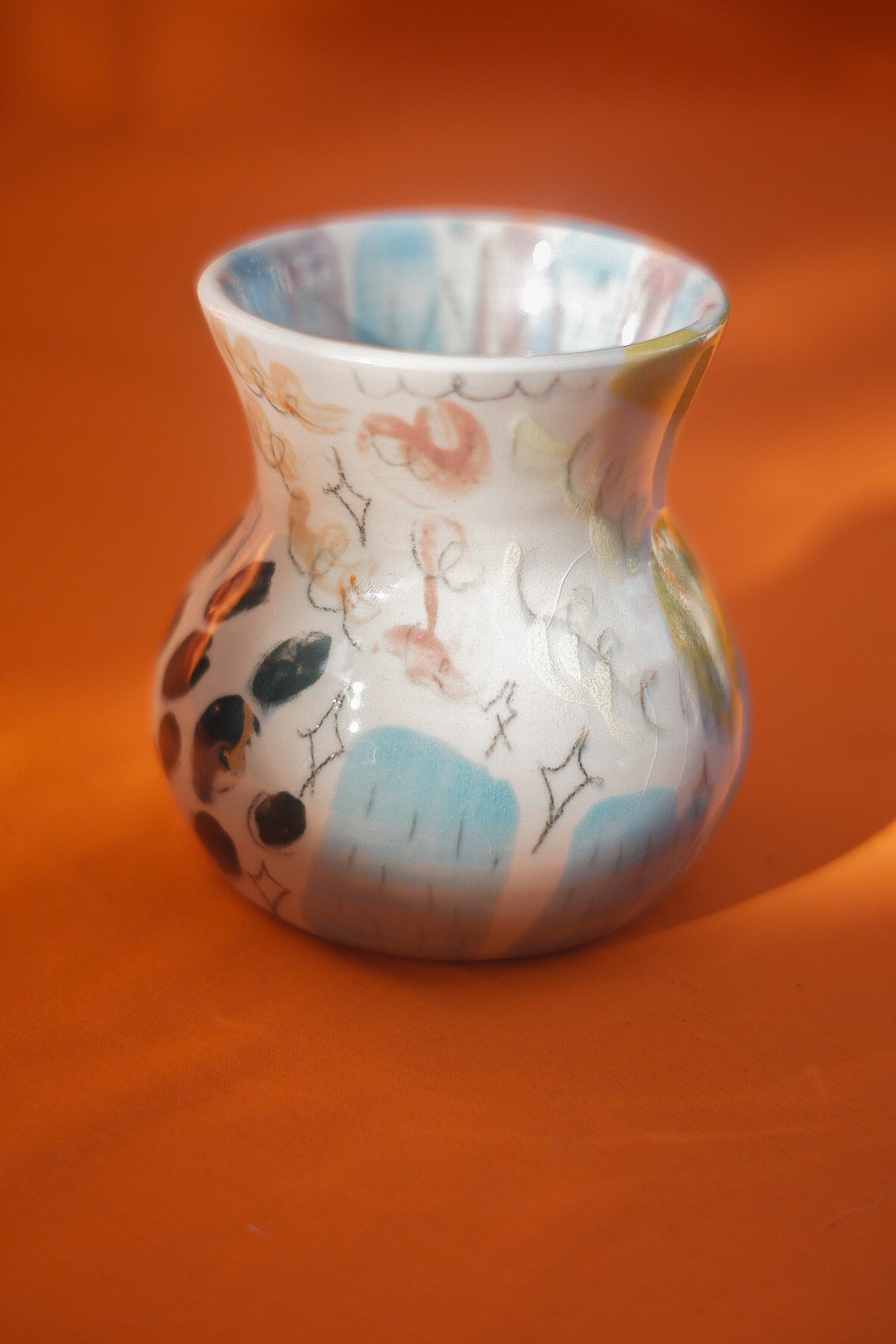 Starry night vase